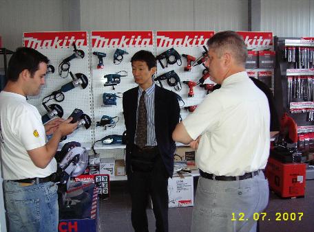 Ing Trust SRL Focsani Vrancea scule electrice Makita piese de schimb service reparatii reprezentant Japan Mr.Coji Arakawa