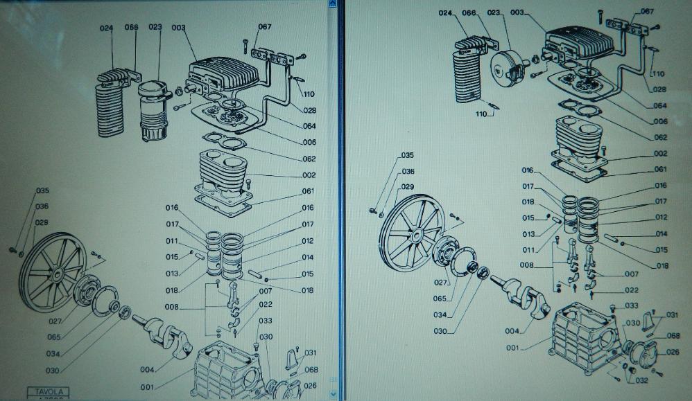 Balma compressor spare parts compresor piese de schimb