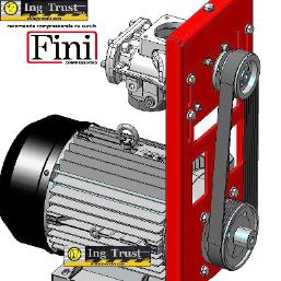 Fini compresor cu surub transmisie curea poly V randament bun durata mare de viata service piese de schimb ulei filtre Ing Trust SRL Focsani Vrancea Tecuci Onesti Braila Galati Ramnicu Sarat Adjud Odobesti Panciu